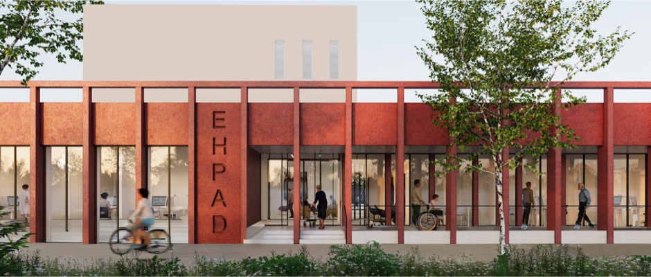 Façade de l'EHPAD du Centre Hospitalier de Montauban