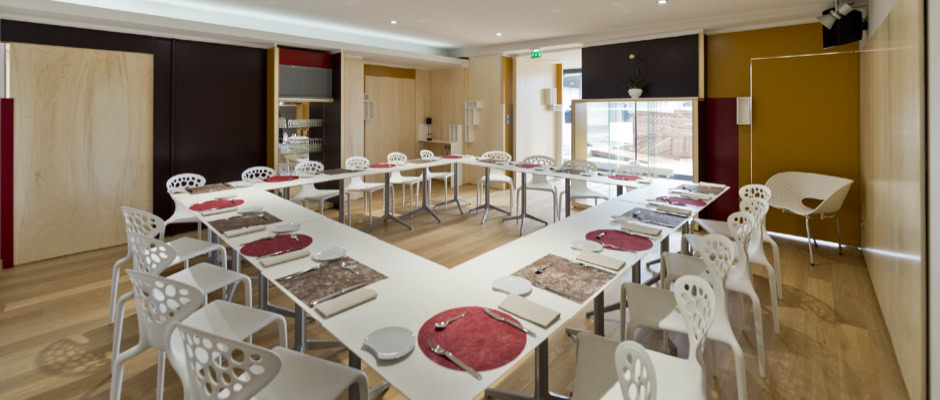 Vues de la Brasserie l’Esplanade, université Paul Sabatier, CROUS Toulouse-Occitanie